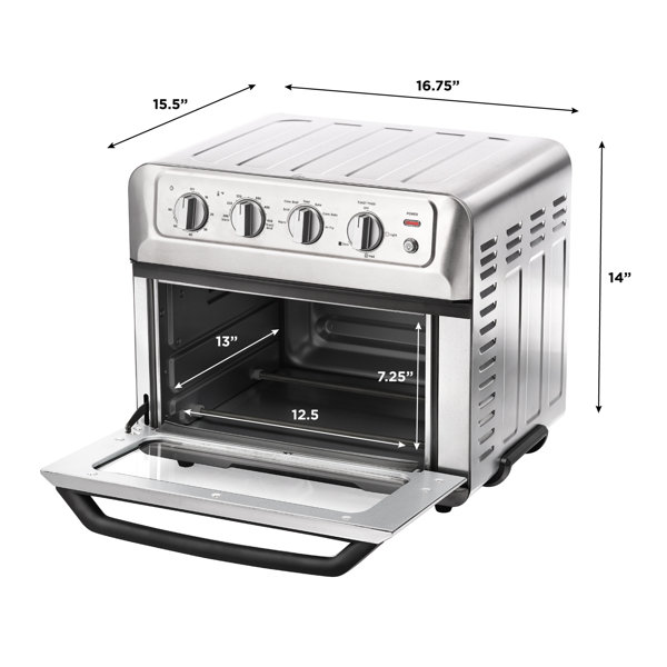 Chefman 20 Liter Stainless Steel ToastAir® Air Fryer + Toaster Oven
